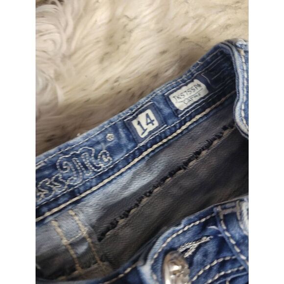 Miss Me Capri Jeans, Girls 14 - Picture 3 of 4